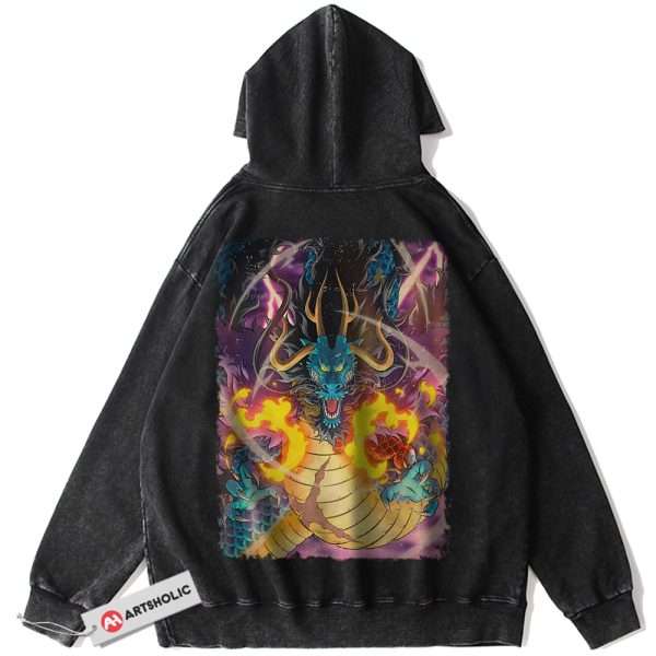 Kaido Hoodie, One Piece Hoodie, Anime Hoodie, Vintage Hoodie