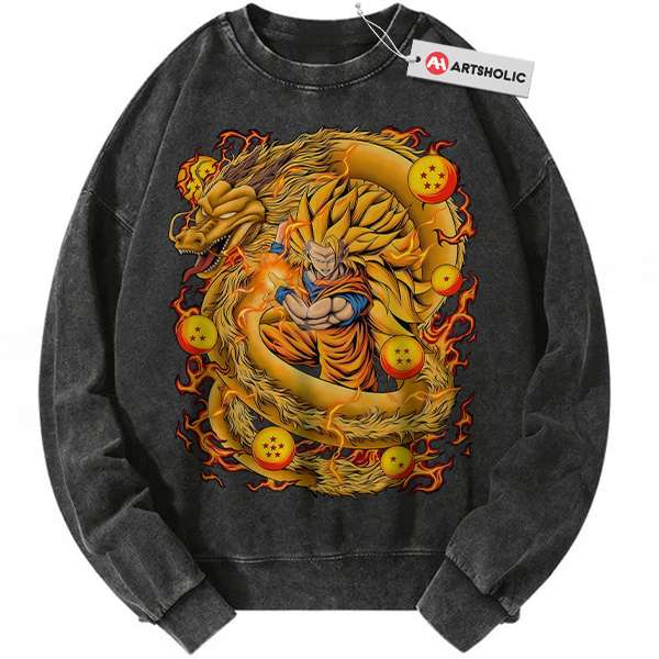 Son Goku Sweatshirt, Dragon Ball Z Sweatshirt, DBZ Sweatshirt, Anime Sweatshirt, Vintage Sweater