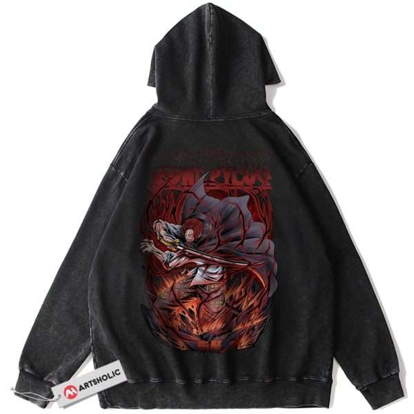 Shanks Hoodie, One Piece Hoodie, Anime Hoodie, Vintage Hoodie