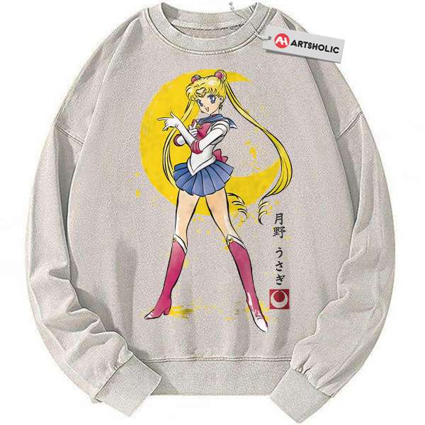 Usagi Tsukino Sweatshirt, Sailor Moon Sweatshirt, Anime Sweatshirt, Vintage Sweater
