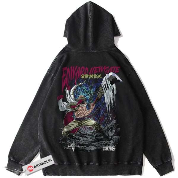 Whitebeard Hoodie, One Piece Hoodie, Anime Hoodie, Vintage Hoodie