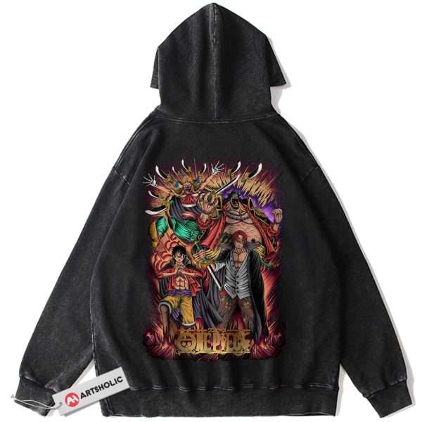 Four Emperors One Piece Hoodie, Anime Hoodie, Vintage Hoodie
