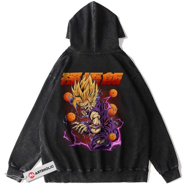 Son Gohan Hoodie, Dragon Ball Z Hoodie, DBZ Hoodie, Anime Hoodie, Vintage Hoodie