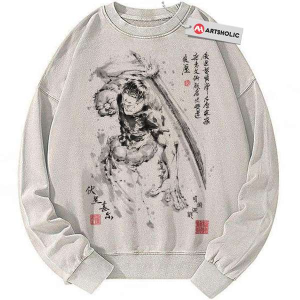 Toji Fushiguro Sweatshirt, Jujutsu Kaisen Sweatshirt, Anime Sweatshirt, Vintage Sweater