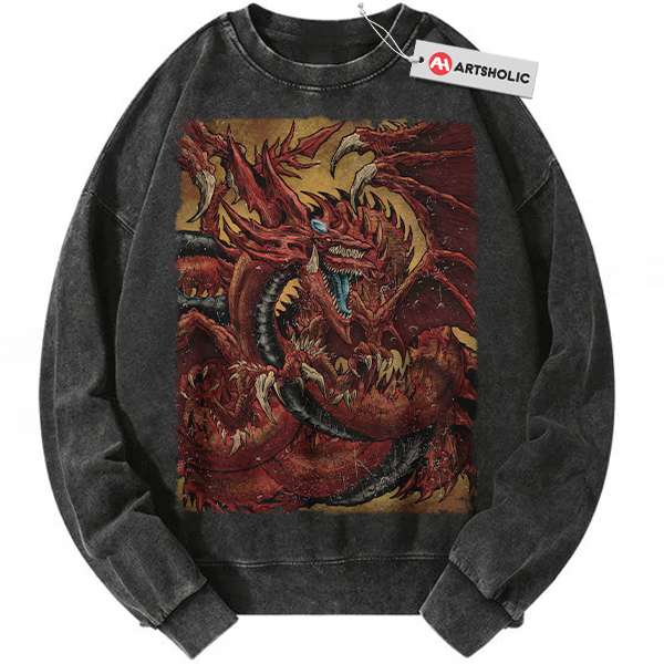 Slifer the Sky Dragon Sweatshirt, Anime Sweatshirt, Vintage Sweater