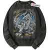 Blue Eyes White Dragon Sweatshirt, Anime Sweatshirt, Vintage Sweater
