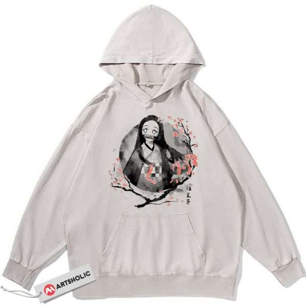 Nezuko Kamado Hoodie, Demon Slayer Hoodie, Anime Hoodie, Vintage Hoodie