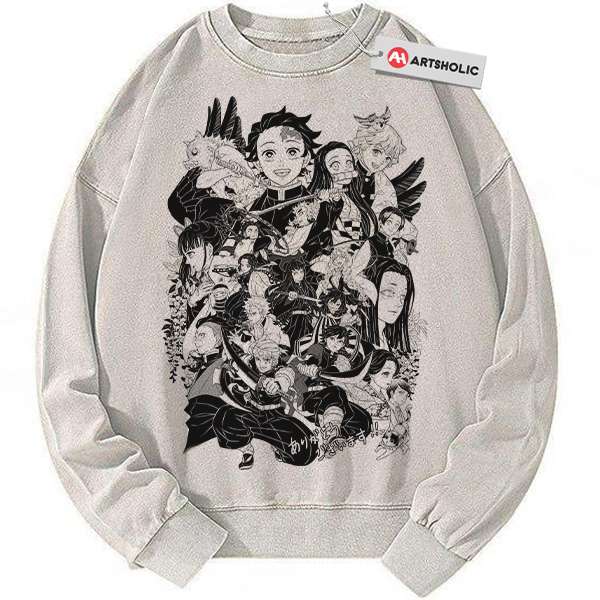 Demon Slayer Sweatshirt, Anime Sweatshirt, Vintage Sweater
