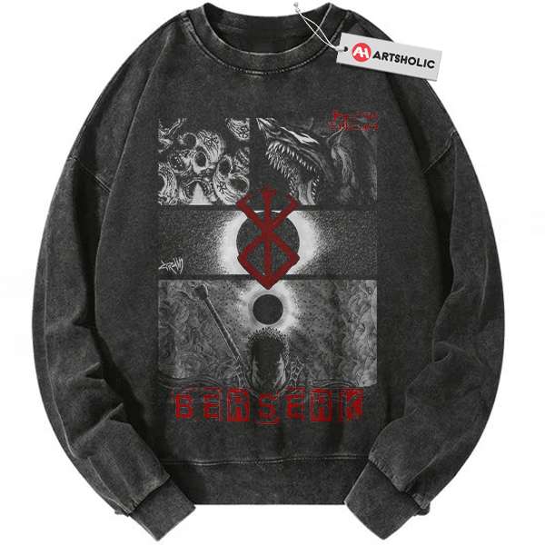 Guts Sweatshirt, Berserk Sweatshirt, Anime Sweatshirt, Vintage Sweater