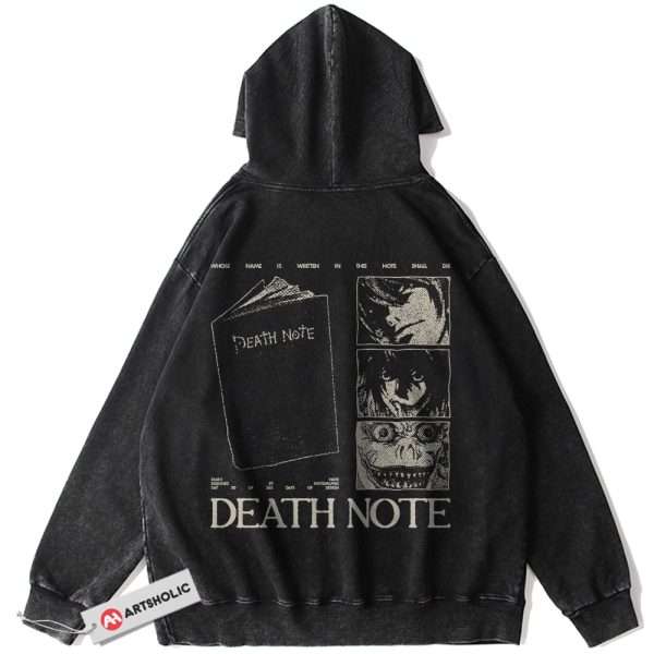 Death Note Hoodie, Anime Hoodie, Vintage Hoodie