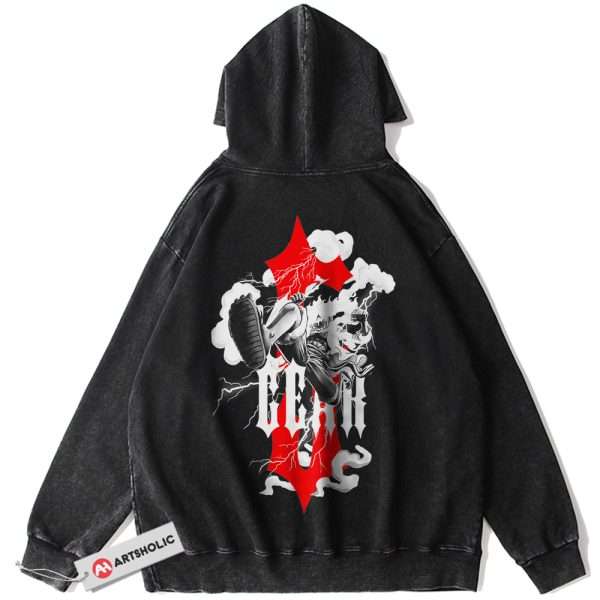 Monkey D Luffy Hoodie, One Piece Hoodie, Anime Hoodie, Vintage Hoodie