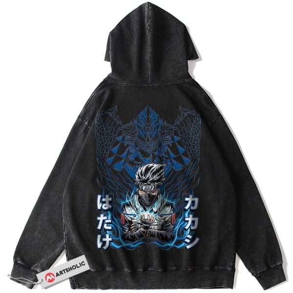Kakashi Hatake Hoodie, Naruto Hoodie, Anime Hoodie, Vintage Hoodie