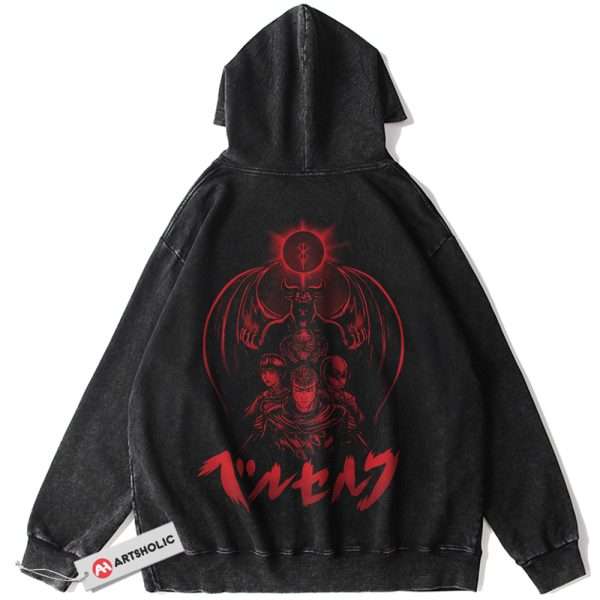 Berserk Hoodie, Anime Hoodie, Vintage Hoodie