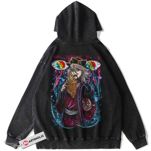 Doma Hoodie, Demon Slayer Hoodie, Anime Hoodie, Vintage Hoodie