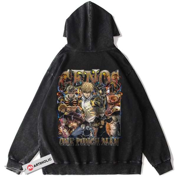 Genos Hoodie, One Punch Man Hoodie, Anime Hoodie, Vintage Hoodie