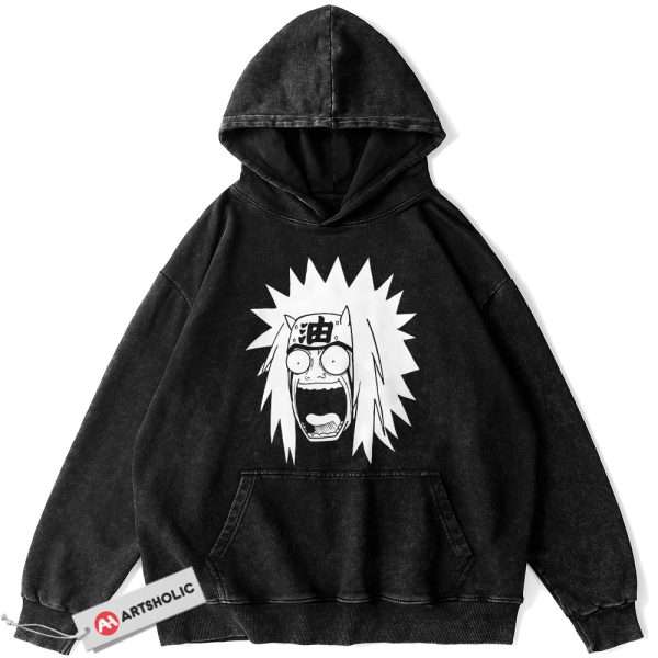 Jiraiya Hoodie, Naruto Hoodie, Anime Hoodie, Vintage Hoodie