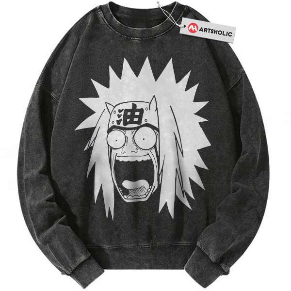 Jiraiya Sweatshirt, Naruto Sweatshirt, Anime Sweatshirt, Vintage Sweatshirt