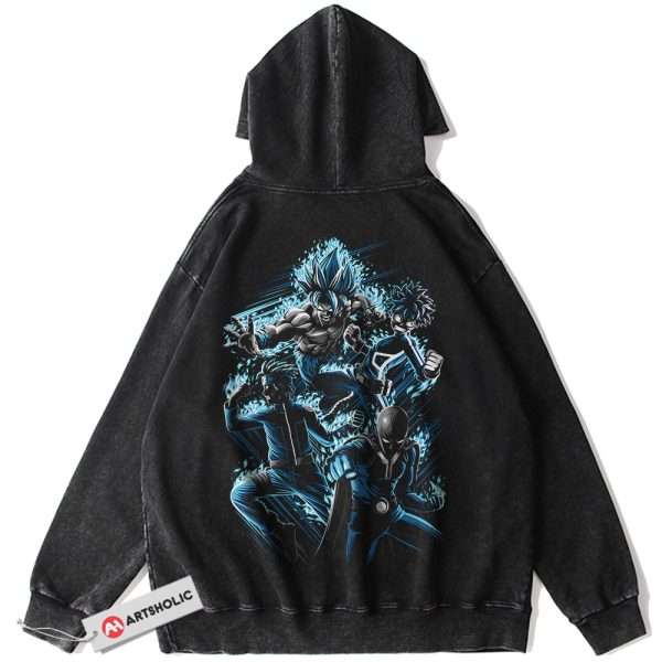 Son Goku Hoodie, Deku Hoodie, Saitama Hoodie, Naruto Hoodie, Anime Hoodie, Vintage Hoodie