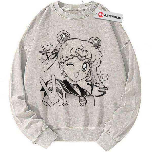 Usagi Tsukino Sweatshirt, Sailor Moon Sweatshirt, Anime Sweatshirt, Vintage Sweater