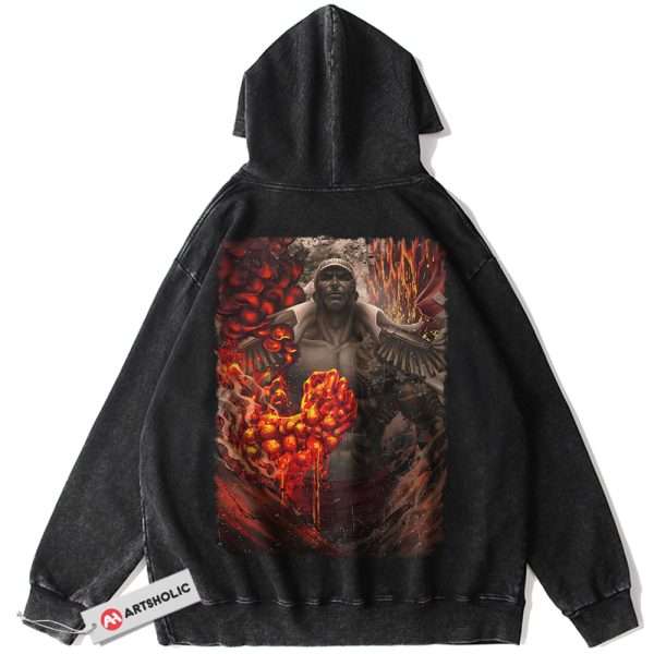 Akainu Hoodie, Sakazuki Hoodie, One Piece Hoodie, Anime Hoodie, Vintage Hoodie