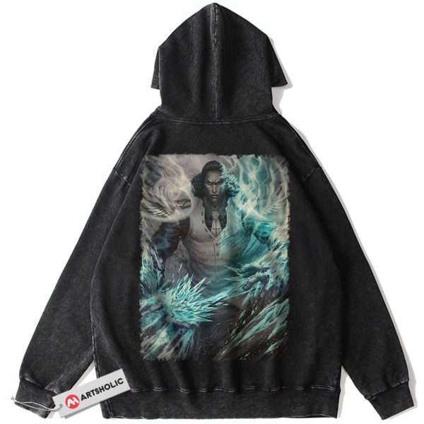 Kuzan Hoodie, Aokiji Hoodie, One Piece Hoodie, Anime Hoodie, Vintage Hoodie