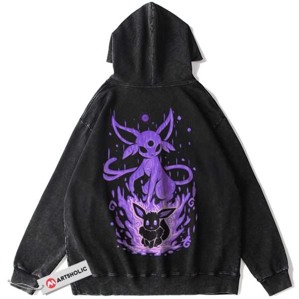 Espeon Hoodie, Eevee Hoodie, Pokemon Hoodie, Anime Hoodie, Vintage Hoodie