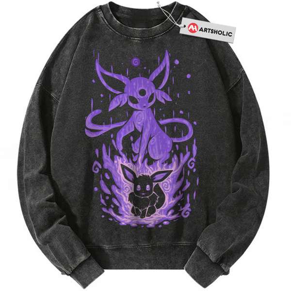 Espeon Sweatshirt, Eevee Sweatshirt, Pokemon Sweatshirt, Anime Sweatshirt, Vintage Sweater