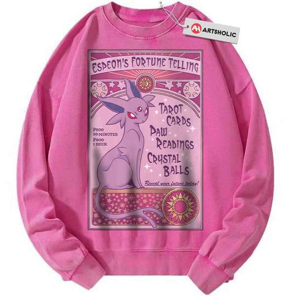 Espeon Sweatshirt, Pokemon Sweatshirt, Anime Sweatshirt, Vintage Sweater