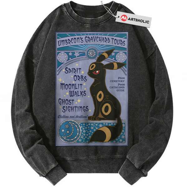 Umbreon Sweatshirt, Pokemon Sweatshirt, Anime Sweatshirt, Vintage Sweater