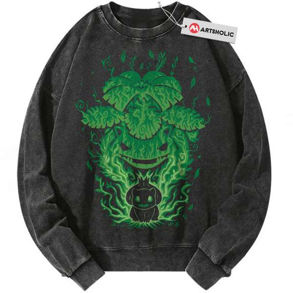 Bulbasaur Sweatshirt, Venusaur Sweatshirt, Pokemon Sweatshirt, Anime Sweatshirt, Vintage Sweater