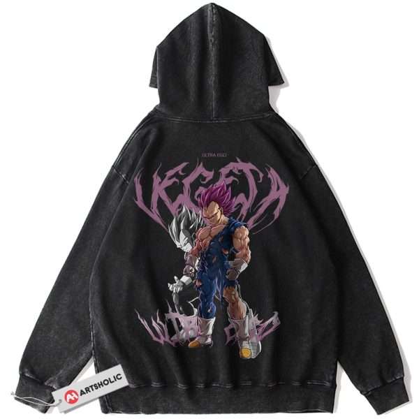 Vegeta Hoodie, Dragon Ball Z Hoodie, Anime Hoodie, Vintage Hoodie