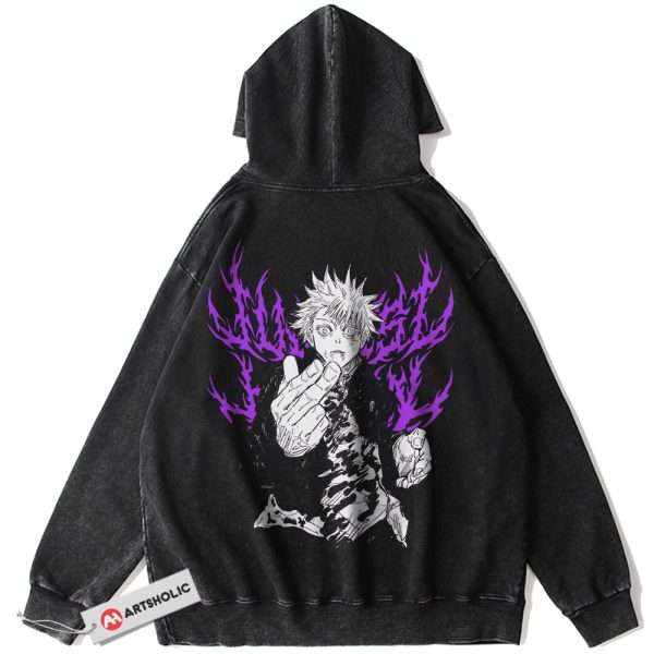 Satoru Gojo Hoodie, Jujutsu Kaisen Hoodie, Anime Hoodie, Vintage Hoodie