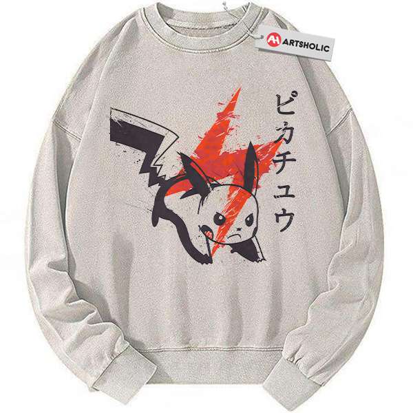 Pikachu Sweatshirt, Pokemon Sweatshirt, Anime Sweatshirt, Vintage Sweater