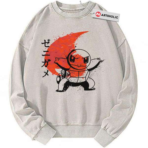 Squirtle Sweatshirt, Pokemon Sweatshirt, Anime Sweatshirt, Vintage Sweater