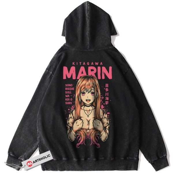 Marin Kitagawa Hoodie, My Dress-Up Darling Hoodie, Anime Hoodie, Vintage Hoodie