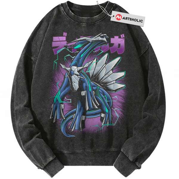 Dialga Sweatshirt, Pokemon Sweatshirt, Anime Sweatshirt, Vintage Sweater