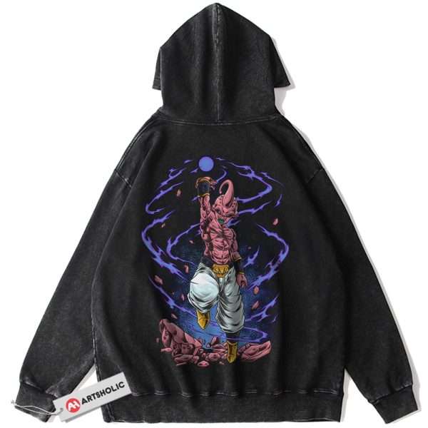 Majin Buu Hoodie, Hoodie, Dragon Ball Z Hoodie, DBZ Hoodie, Anime Hoodie, Vintage Hoodie