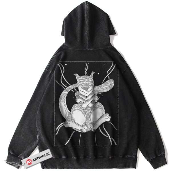 Mewtwo Hoodie, Pokemon Hoodie, Anime Hoodie, Vintage Hoodie