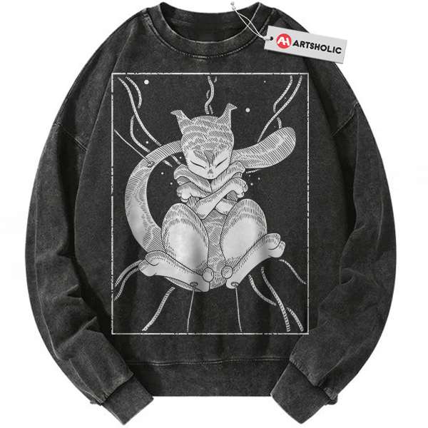 Mewtwo Sweatshirt, Pokemon Sweatshirt, Anime Sweatshirt, Vintage Sweater