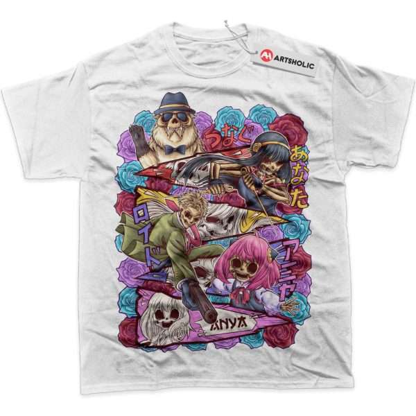 Skull Spy x Family Shirt, Anime Shirt, Graphic Tee