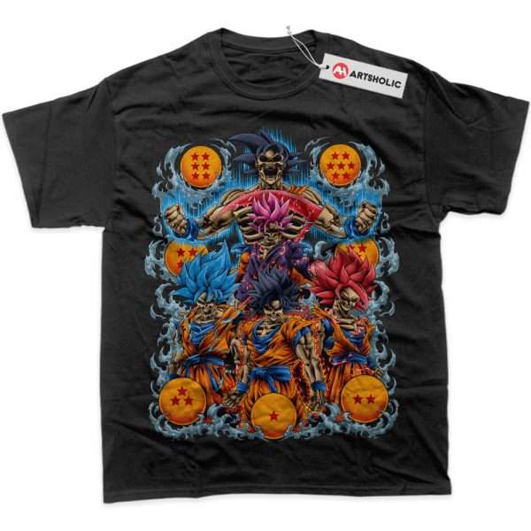 Skull Son Goku Shirt, Dragon Ball Shirt, DBZ Shirt, Anime Shirt, Graphic T-Shirt