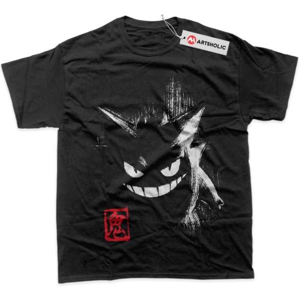 Gengar Shirt, Pokemon Shirt, Anime Shirt, Graphic T-Shirt