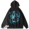 Mega Charizard X Hoodie, Pokemon Hoodie, Anime Hoodie, Vintage Hoodie