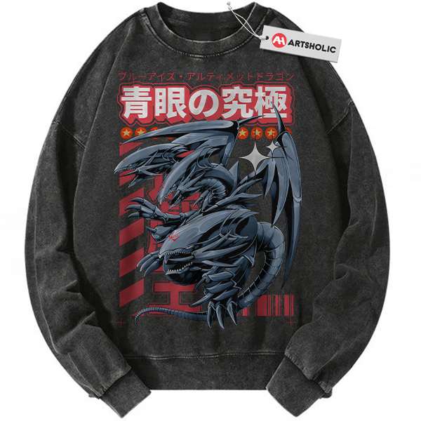Blue Eyes Ultimate Dragon Sweatshirt, Anime Sweatshirt, Vintage Sweatshirt