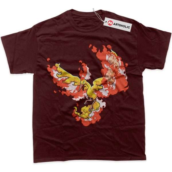 Moltres Shirt, Pokemon Shirt, Anime Shirt, Graphic T-Shirt