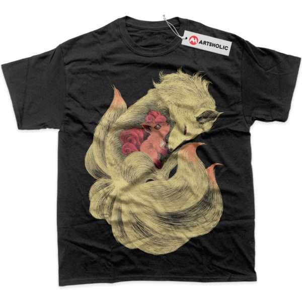 Ninetales Shirt, Vulpix Shirt, Pokemon Shirt, Anime Shirt, Graphic T-Shirt