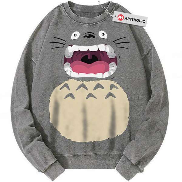 My Neighbor Totoro Sweatshirt, Studio Ghibli Sweatshirt, Anime Sweatshirt, Vintage Sweater