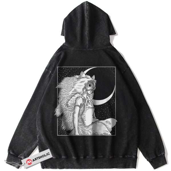 Princess Mononoke Hoodie, Studio Ghibli Hoodie, Anime Hoodie, Vintage Hoodie