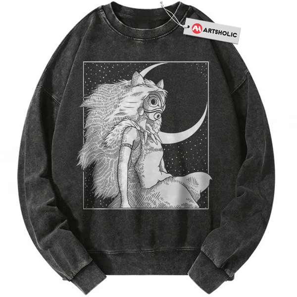 Princess Mononoke Sweatshirt, Studio Ghibli Sweatshirt, Anime Sweatshirt, Vintage Sweatshirt