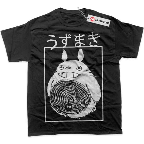 Junji Ito x My Neighbor Totoro Shirt, Studio Ghibli Shirt, Anime Shirt, Graphic Tee